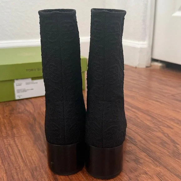 Tory Burch stretch ankle logo jacquard boot - Picture 8 of 11